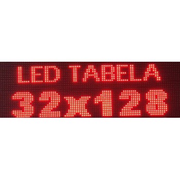 led tabela 32cmx128cm